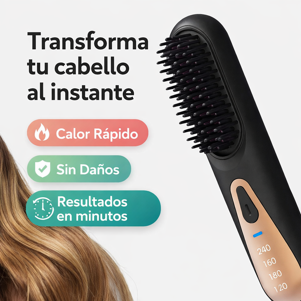 Cocoony PRO™ Cepillo Alisador Portátil
