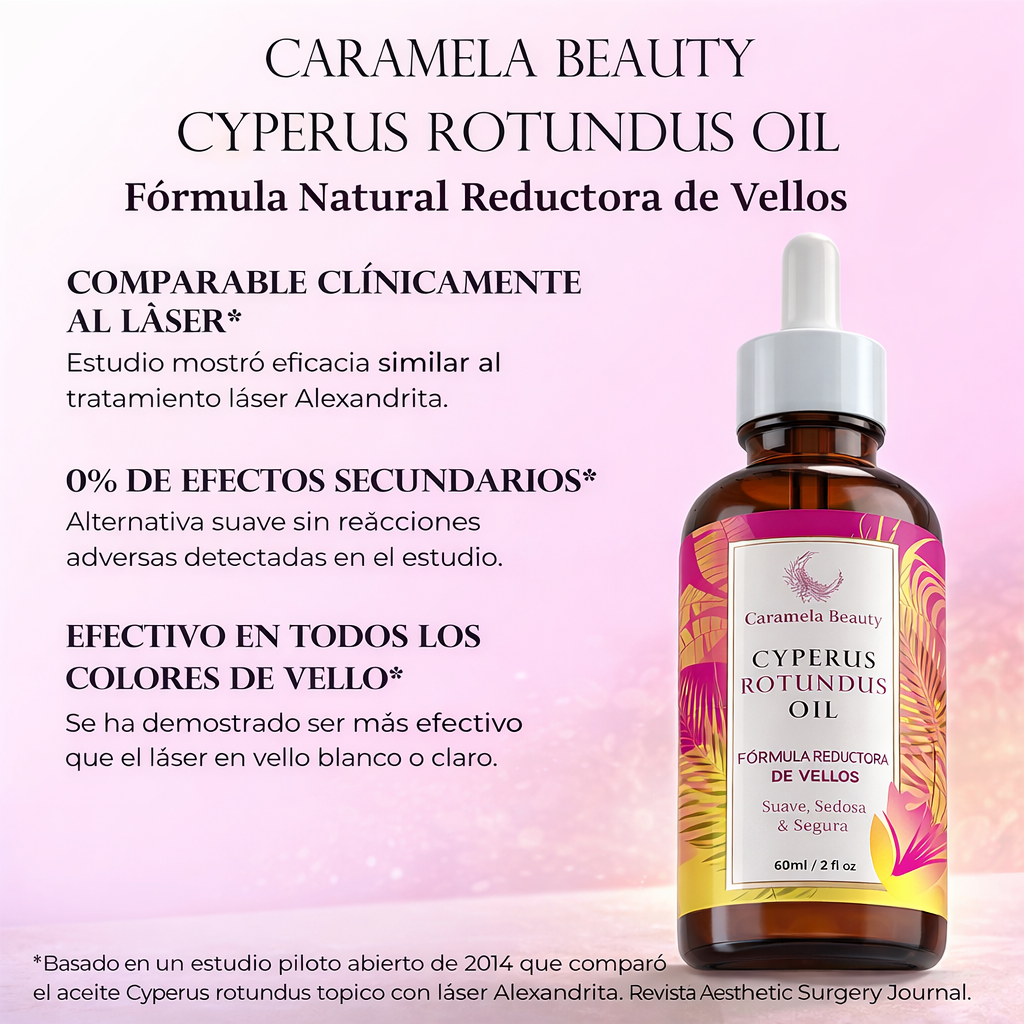 CyperGlow – Aceite Natural que Reduce el Crecimiento del Vello y Suaviza tu Piel